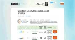 Desktop Screenshot of creditpro.lv